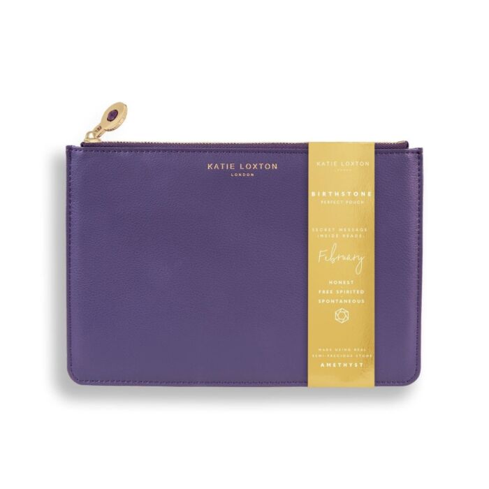 Katie Loxton Birthstone Perfect Pouch - February